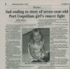 Sad ending to story of seven-year-old Port Coquitlam girl's cancer fight